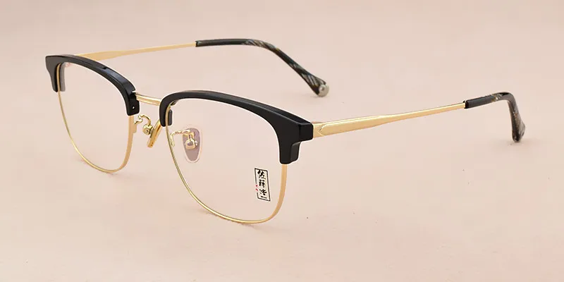 Square eye glasses frames for men optical glasses frame women Retro fashion eyeglasses frame Women's spectacle frames Men's nerd