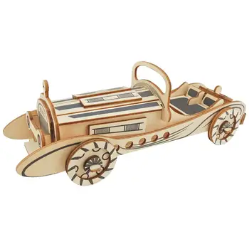 

Cool Car DIY 3D Wooden Puzzle Woodcraft Assembly Kit Cutting Wood Toys For Christmas Gift 3088