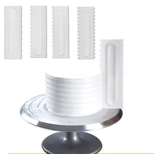 1 шт., новинка,, поворотные столы для тортов, скребок для украшения торта, гребень, скребок для льда, кондитерских изделий, инструмент для рукоделия, для кухонного использования, для легкого использования, аксессуары