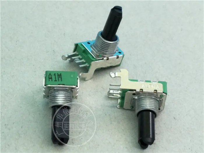 

1pcs for ALPHA142-type horizontal single potentiometer A1M / handle length 18MMF 4 feet RV110F-20E1-175A-A1M