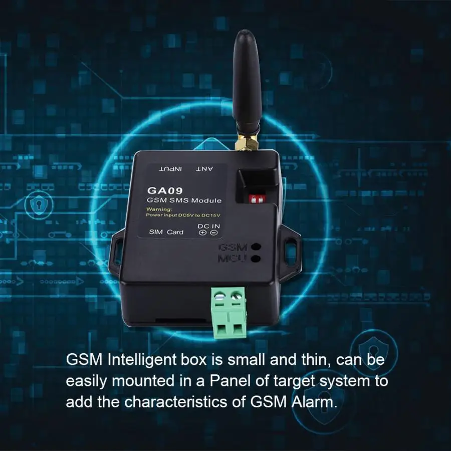 Сирена мини 8 домашней безопасности GSM сигнализация с интеллектуальным дизайном и беспроводной SMS сигнализации вызова звуковая система