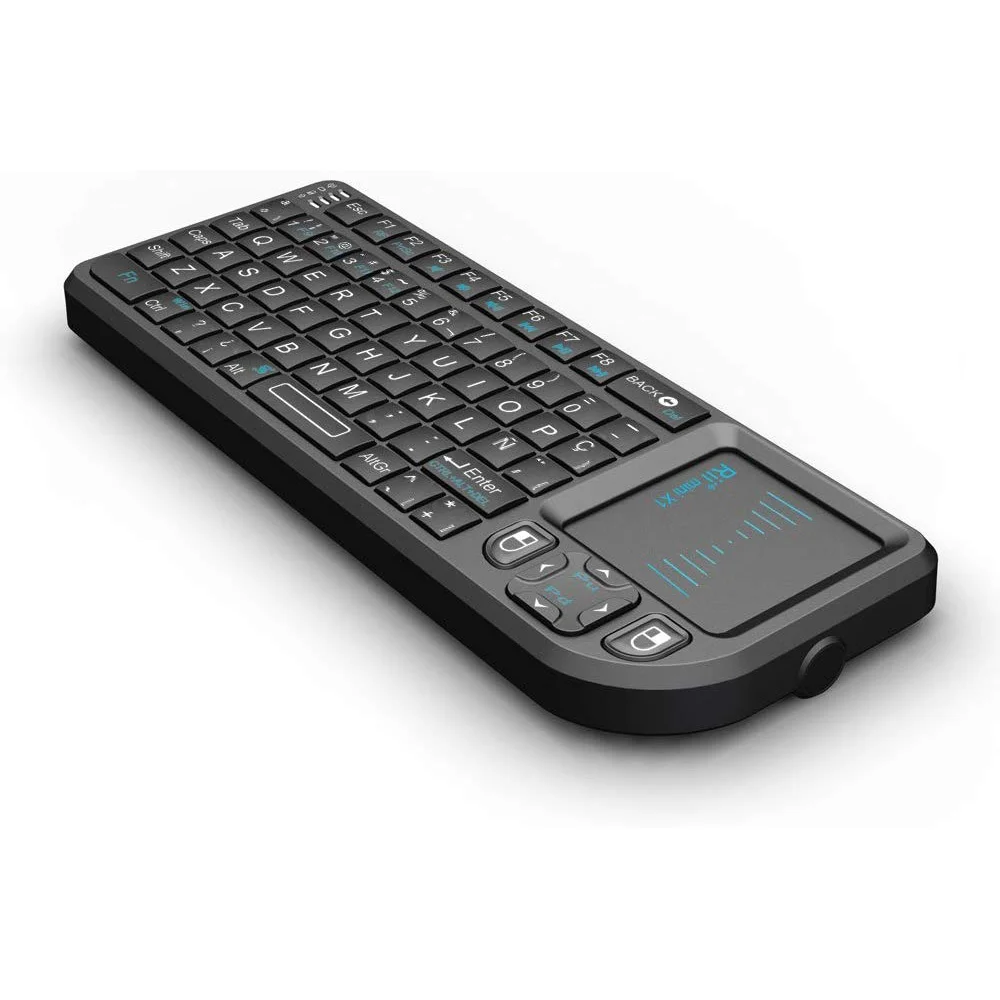 Rii x1 Mini Espanhol 2.4ghz Teclado sem Fio Rato de ar com Touchpad para Caixa tv Android Mini pc Portátil - Imagem 3