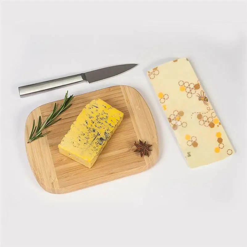 3pcs/Set Beeswax Wrap Cloth Fresh Keeping Sets Reusable Bee Beeswax Wrap Bees Wax Food Wraps Food Sealed Fresh-Keeping Cover
