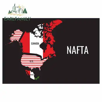 

EARLFAMILY 13cm x 8.8cm For Nafta Motorcycle Car Stickers Campervan Fine Decal Personality Occlusion Scratch Decoration
