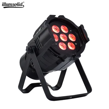 

Mini Led Spotlighting LED 7x12W RGBW Par Light with DMX512 Stage Light Wash Effect DJ Disco for wedding, bar, club