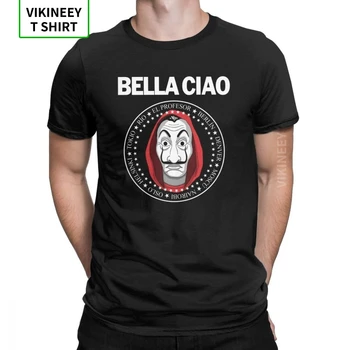 

Men T Shirt House Of Paper Money Heist La Casa De Papel Funny Tee Shirt House of Paper O-Neck Clothes Cotton Graphic T-Shirt