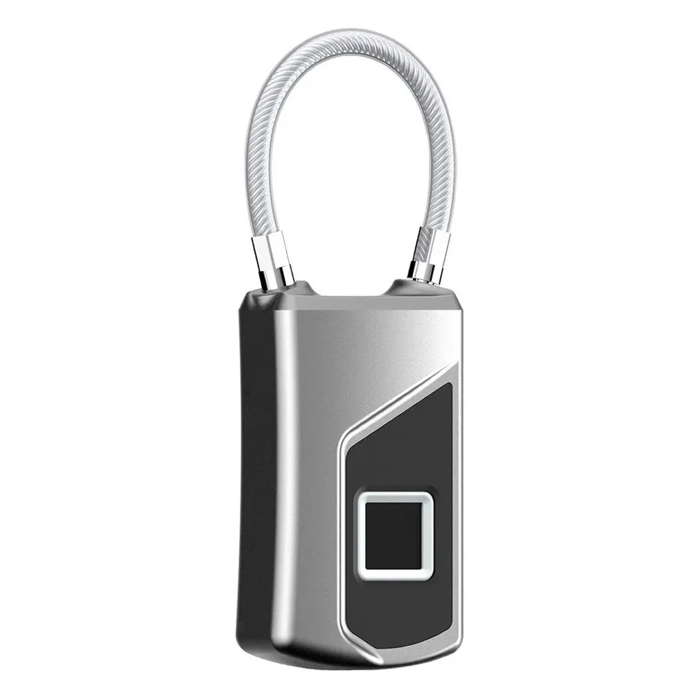 Smart Waterproof Wireless Fingerprint Lock Suitcase Anti-Theft Long Standby Electronic Padlock USB Charging APP Control