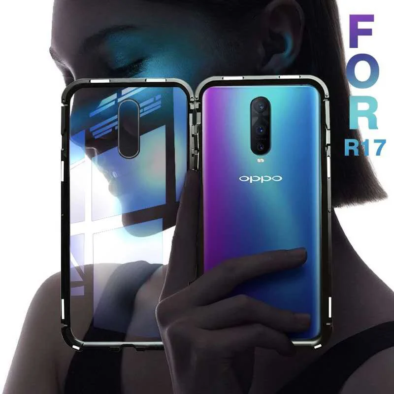 Магнитный чехол для OPPO Realme X2 5 3 Pro Ace K5 XT 730G Reno 2 Z 2Z с двойным стеклом