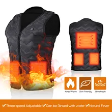Жилет с электрическим подогревом для мужчин и женщин, теплый жилет с подогревом, теплые носки, теплая одежда с Usb подогревом, уличный жилет, зимняя куртка с подогревом