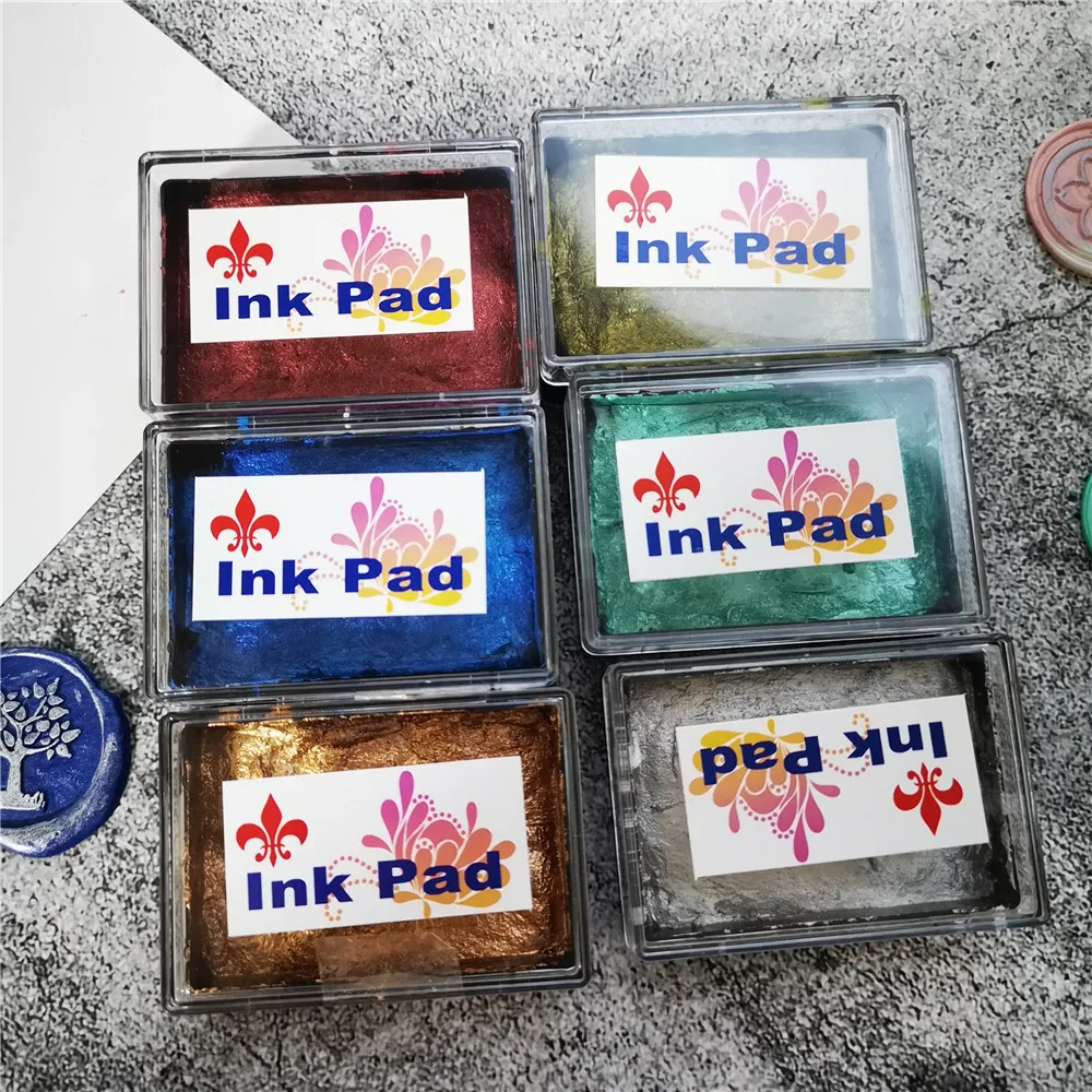 Воск печать штамп DIY ремесла Печать Inkpad Скрапбукинг Декоративные аксессуары огненная краска Inkpad уплотнение штамп золото inkpad