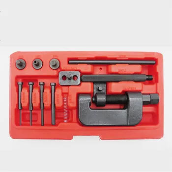 

Car Chain Breaker Rivet Cutter Repair Tool Kit for Bike Motorcycle Cam Drive Timing Chain Remover with Carrying Case