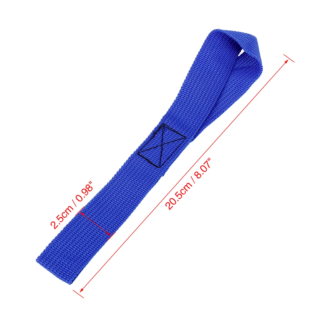 6pcs 2.5x20.5cm/30.5cm/40.5cm Cargo Tie-Down Belt Soft Loop Tie Down Trailer Straps For Car Motorcycle Bike ATV UTV Luggage Bag
