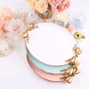 

Oval Resin Green Storage Trays Jewelry Dish Dessert Cake Plate Kitchen Organization Cosmetics Wedding Ring Tray Crafts gifts