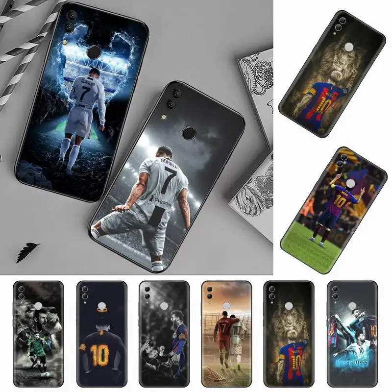 

CR7 Cristiano Ronaldo Messi Phone Case Cover For Huawei Honor view 7a5.45inch 7c5.7inch 8x 8a 8c 9 9x 10 20 10i 20i lite pro