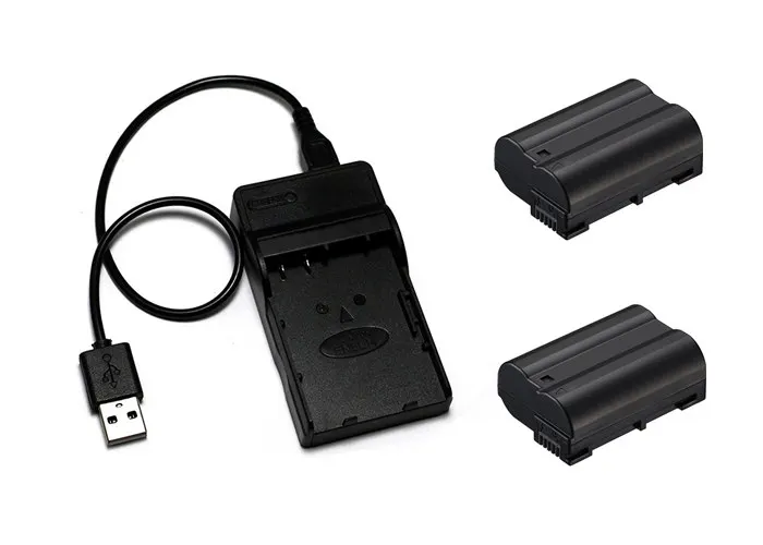 EN EL15 ENEL15 аккумулятор + зарядное устройство USB для Nikon D500 D600 D610 D750 D7000 D7100 D7200 D800 D850 D810