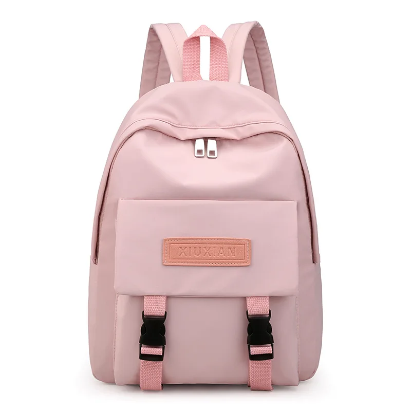

New Style GIRL'S Candy-Colored School Bag Middle School Students Campus MORI Series Backpack Cute Versatile Backpack