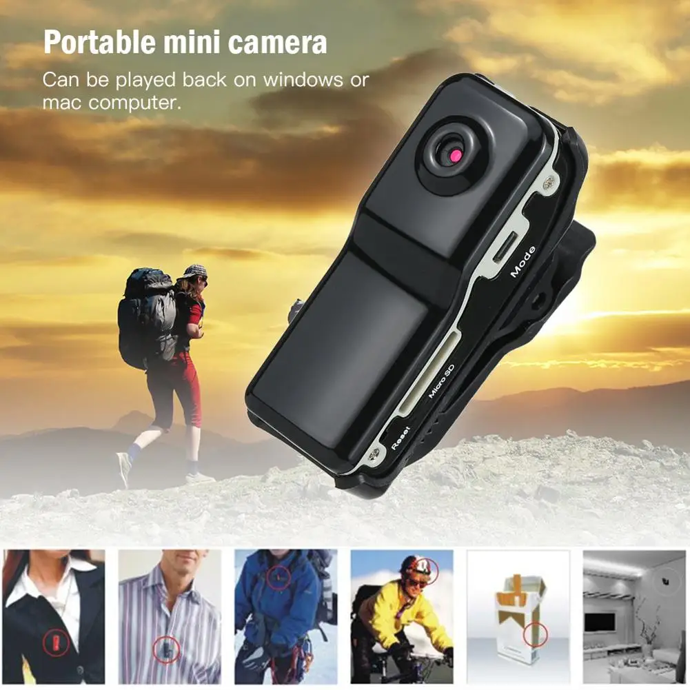 

For Windows me/2000/XP/Vista, for Mac OS 10.4 Wireless Aerial Mini Camera Digital Video Recorder Clip On Cam Pocket Camcorder