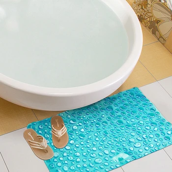 

Large Strong Suction Bathroom Mat Anti Slip Bath Shower Mat PVC Massage Particles Foot Pad Odorless Non-Toxic Bath Mat