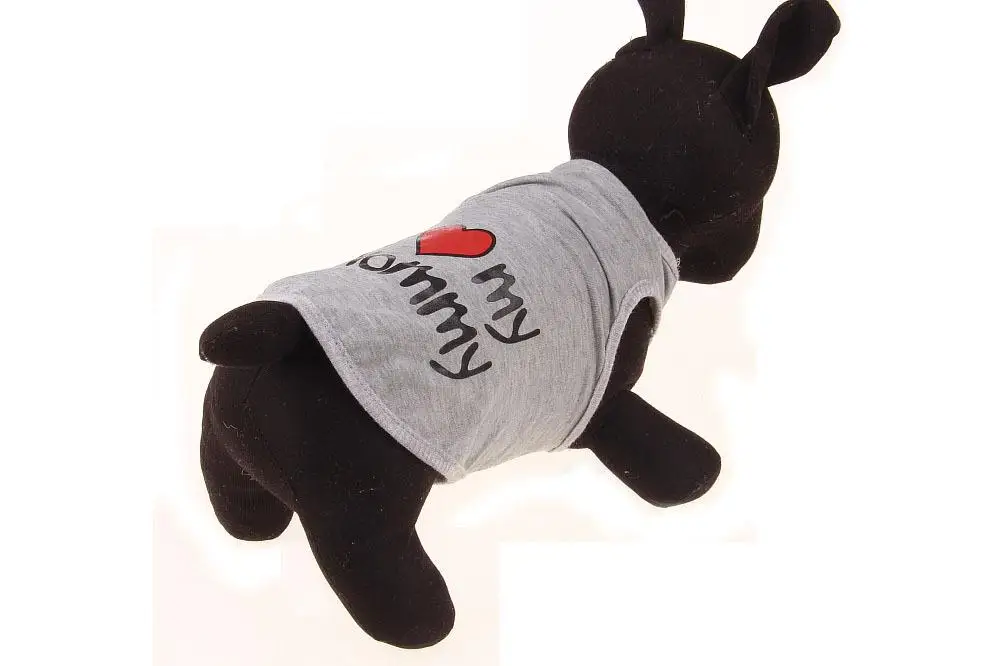 I love my parents T-shirt pet vest (3)