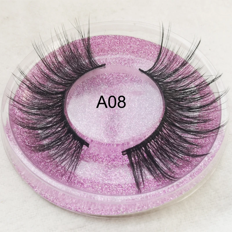 3D Mink Lashes Silk False Eyelashes Hand Made 3D Lashes Full Strip Lashes Mink Eyelashes 100% Cruetly Makeup Soft Fake Eyelashes