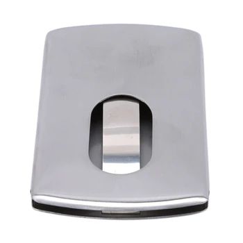 

Strainless Steel Male Card Case Clips For Men Silver Men Money Clip ID Cards Wallet Business Billfold Clamp Carteras Card Case