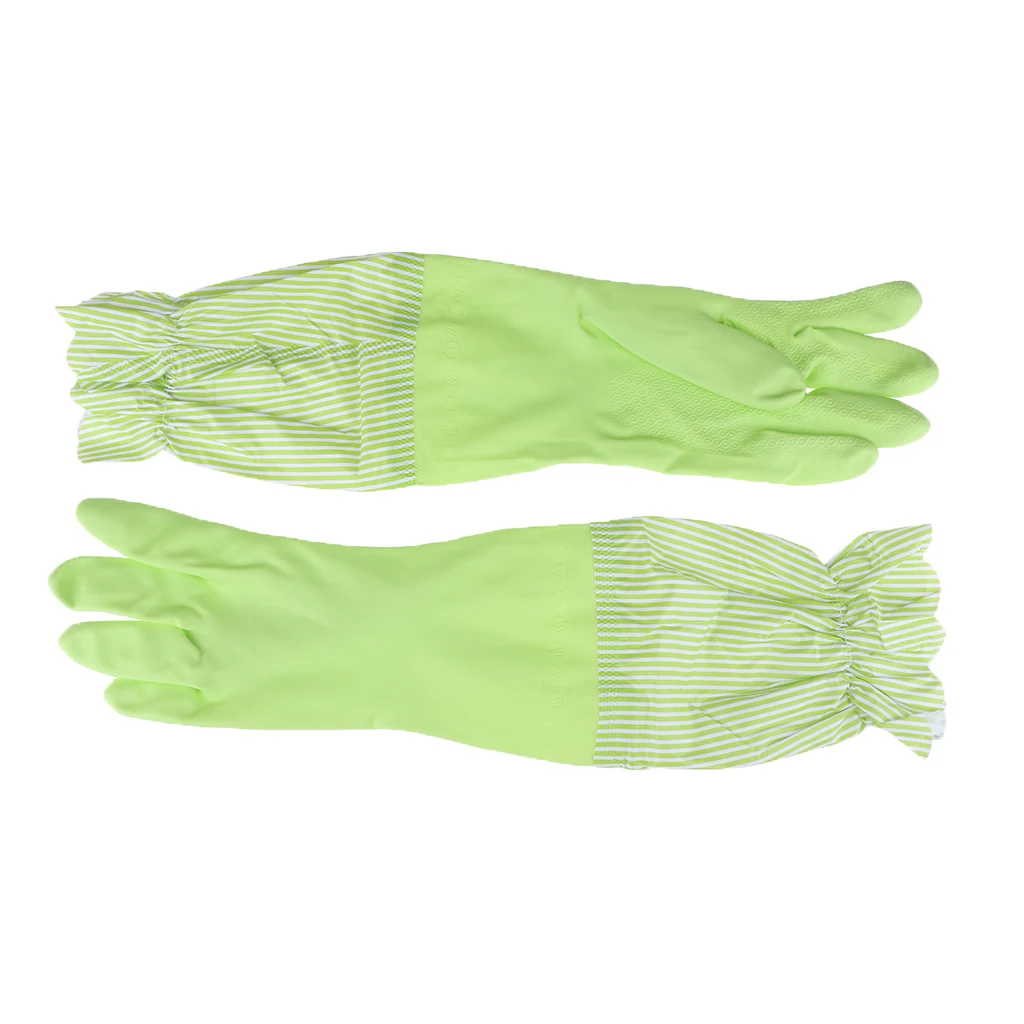 Резиновые перчатки водонепроницаемые пригодные для мытья посуды на кухне перчатки