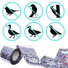 

Multi-size Anti Bird Tape Flashing Reflective Bird Repeller Scare Tape Pigeons Crow Keep Away Double-sided Bird Repeller Ribbon