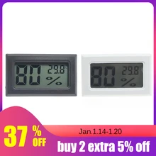 Capteur d'humidité rétro-éclairage LCD Instruments de température Thermostat Station météo extérieure thermomètre numérique pas de batterie(China)