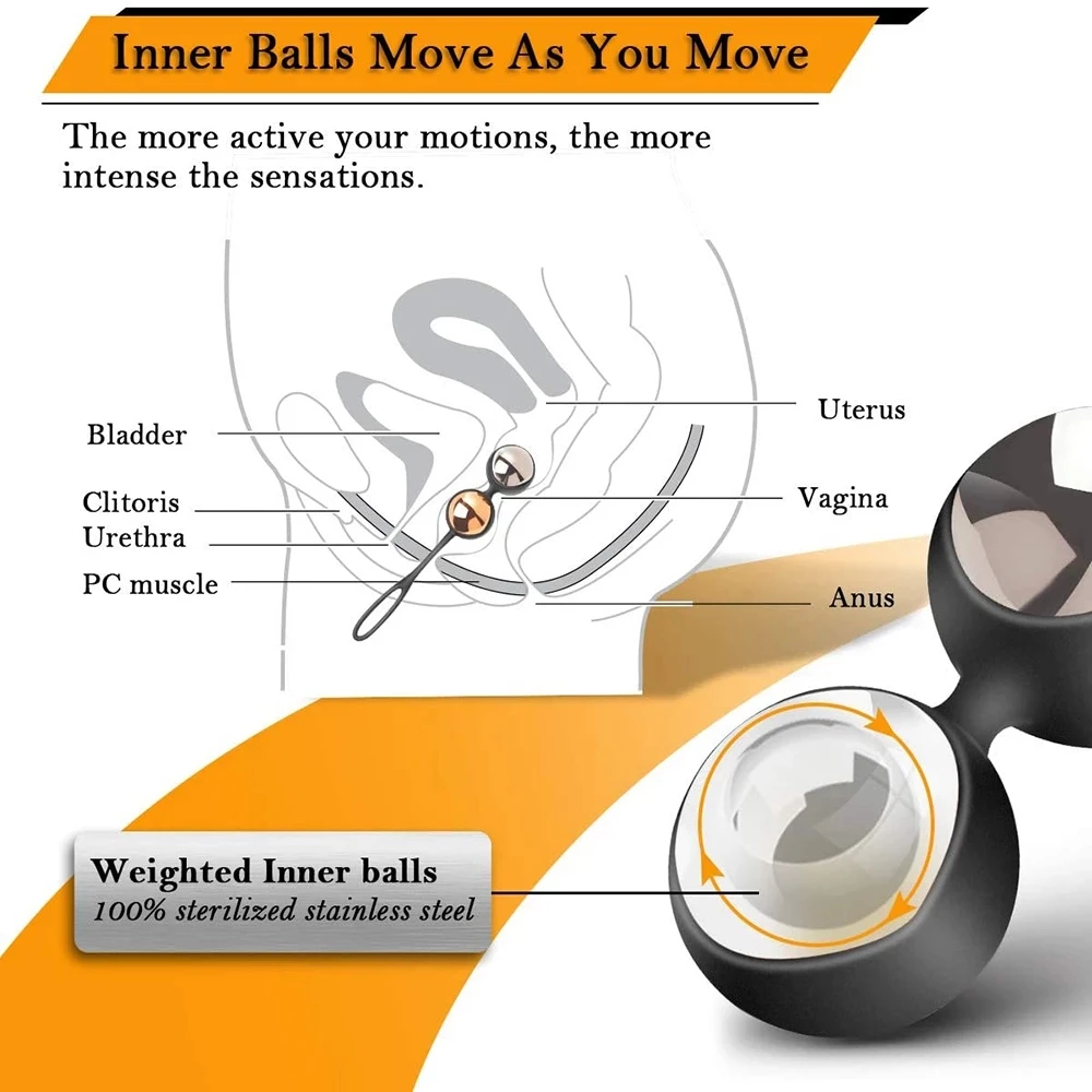 Great Kegel Ball set For Beginners advanced vaginal tightening exerciser Prevent Prolapse Bladder Control geisha ben wa balls