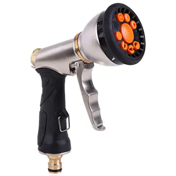 

Garden Water Hose Nozzle Spray with 9 Adjustable Patterns Sprayer Mutifunctional 57BB