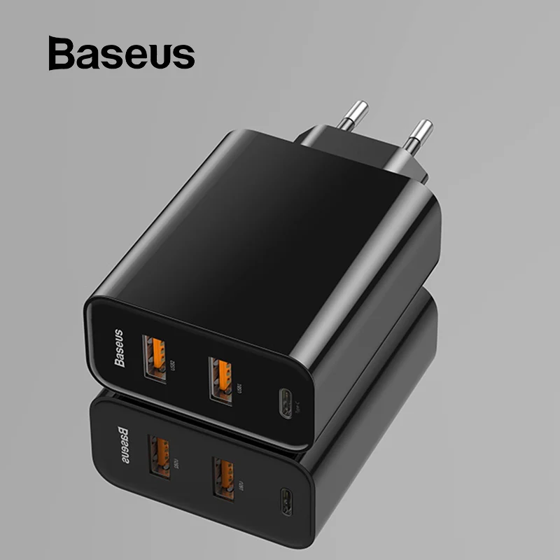 Baseus 3 Ports USB PD Charger 60W For iPhone 11 Pro Xs Max XR Fast Phone 1