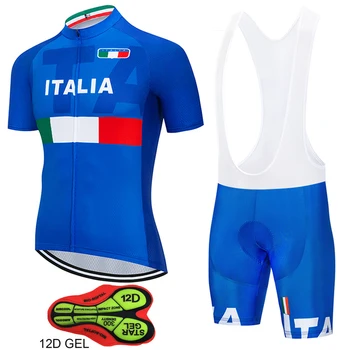 

2020 Tour de Italy 12D GEL Cycling Jersey Short Jersey Ropa De Ciclismo Maillot ITALIA Cycling Clothes Cycling Bicycle Clothes