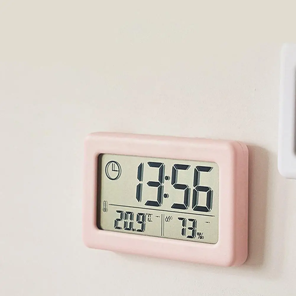 Digitaluhr Thermometer Hygrometer Meter LED Indoor elektronische  Feuchtigkeit monitor Uhr Desktop Tisch uhren für zu Hause - AliExpress
