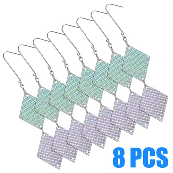 

Hanging Double Sided Reflective Bird Deterrent Repellent Discs Holographic Garden Crop Pest Control