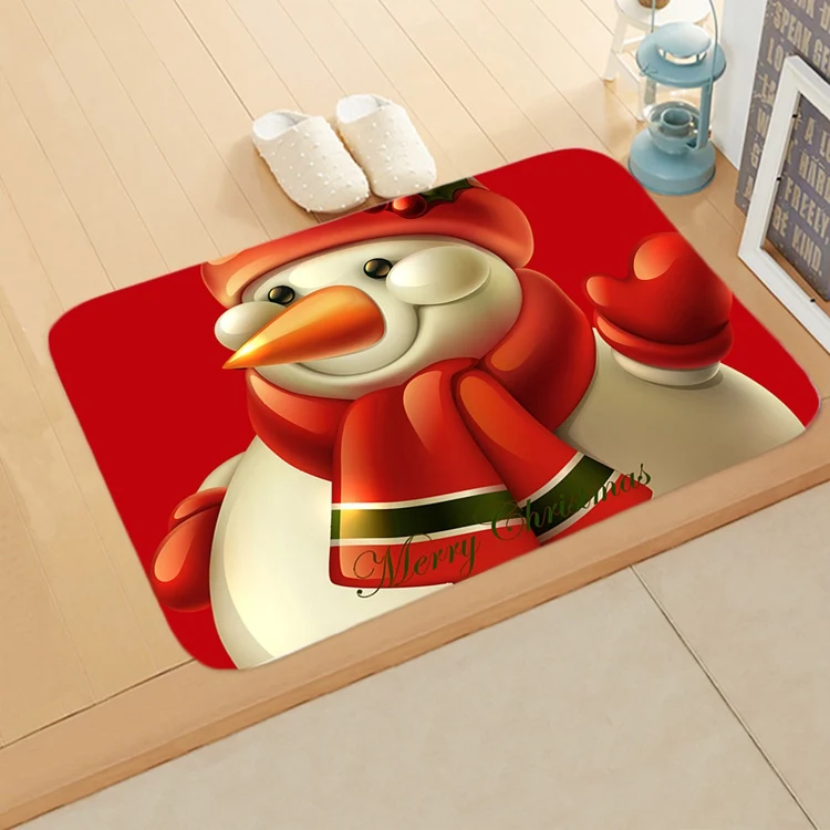 Yoeriwoo Рождественский коврик для двери, напольный ковер, напольные коврики для комнаты, рождественские украшения Санта Клауса для дома, подарок на Рождество, Natale - Цвет: Merry Christmas 24