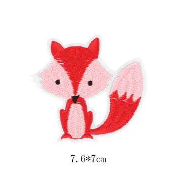 

Fox Fabric Applique DIY Embroidery Sequin Patches for clothing Sew embellishment accessories