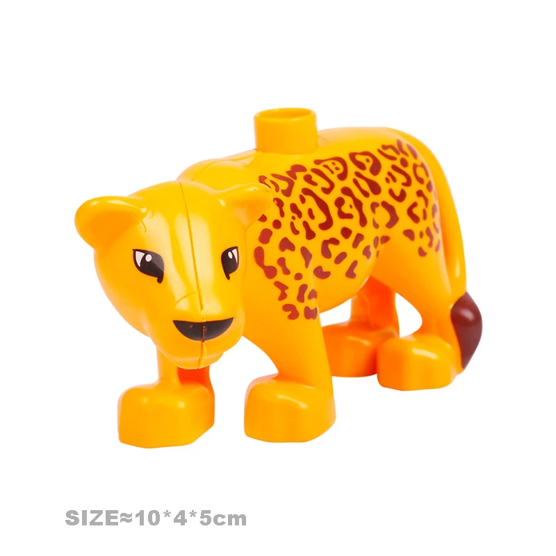 Large Farm Animal Building Block Set - Educational Assembly Toys