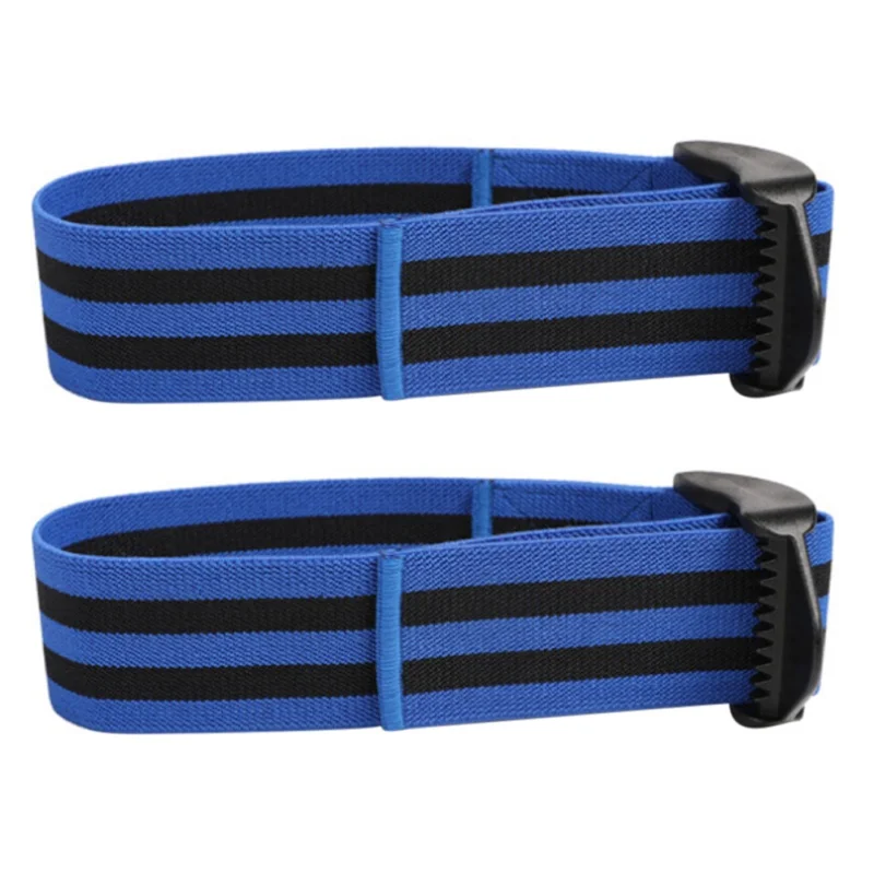 

1 Pair Professional Fitness Elastic Arm Leg Blaster Exercise Resistant Brace Bands for Blood Flow Restriction Training Occlusion