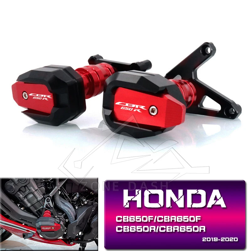 Per Honda Cb650R Cbr650R Cb Cbr 650R 2019 2020 Motociclo Cnc Protezione Anticaduta Telaio Slider Carenatura Protezione Crash Pad Protector