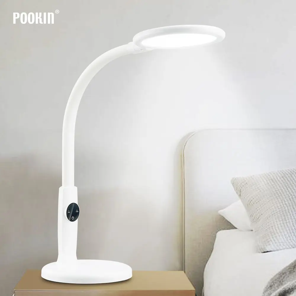  Flexible Desk Lamp Touch Table Lamps For Living Room Gooseneck Desktop Foldable Dimmable Eye Protec - 32967916060
