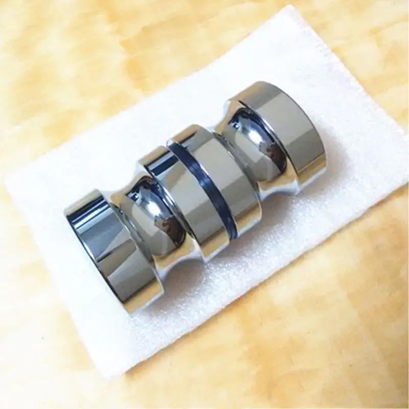 

Aluminum Alloy Glass Door Handle 1.1" Single Bathroom Shower Cabinet Hardware