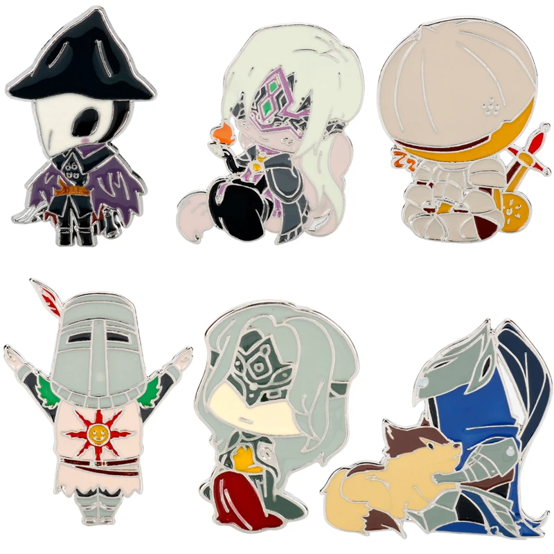 Maria Hunters Ludwig Blood Source Figure Brooches Bloodborne Dark Souls 3 Badge Aliexpress