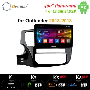 

Ownice Android 9.0 Car GPS video Player Navigation map carplay 4G LTE 360 Panorama DSP SPDIF for Mitsubishi Outlander 2013 -2018