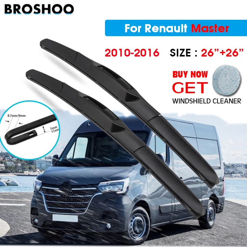 Щетка стеклоочистителя автомобиля для Renault Master 26 &quot+ 26&quot 2010-2016 Авто