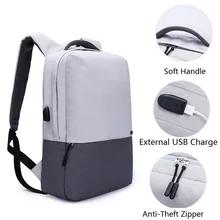 Men Laptop Backpack For 15.6 inch USB Charging Backpacks Computer Anti-theft Bag School Backpack Bag Travel Women Mochila