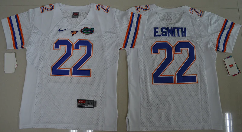 Зеленый Высокое качество#6 Jeff Driskel#15 Tim Tebow#22 E. Smith для мужчин- Новейший Высококачественный Трикотаж - Цвет: Зеленый