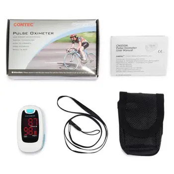 

CONTEC CMS50M1 Finger Pulse Oximeter Portable Heart Rate SPO2 Monitor Blood Oxygen Meter Sensor