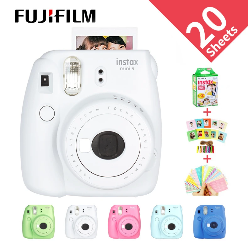 NEW Fujifilm InstaxMini 9 Free Gift for Polaroid InstantPhoto Camera FilmPhoto Camerain 5 Colors instant photocamera