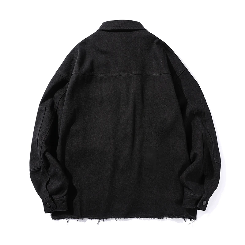 Черная Мужская карго Chore куртка винтажная военная куртка с карманами
