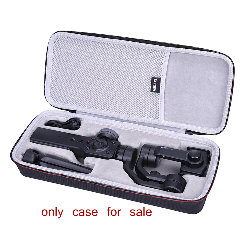 LTGEM Black EVA Hard Case for Zhiyun Smooth 4 3-Axis Handheld Gimbal Stabilizer YouTube Video Vlog Tripod